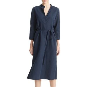 Vince Linen Blend Shirtdress Size S NWT